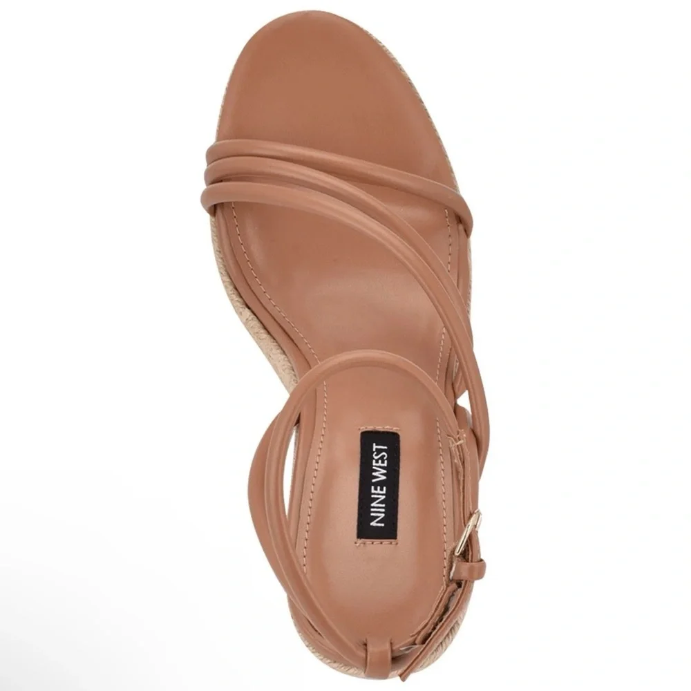 Nine West Women's Hipsta Espadrille Wedge Sandals Size 10